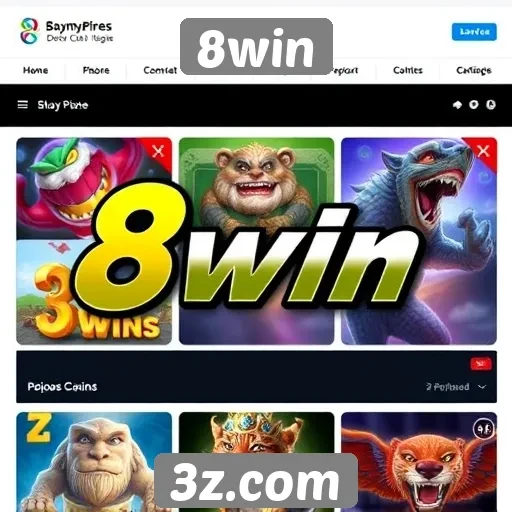 Principais jogos disponíveis no site 8win