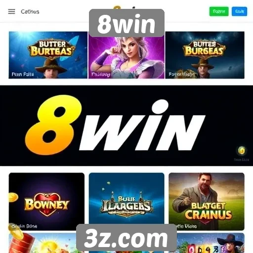 Variedade de jogos disponíveis no 8win